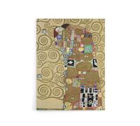Artery8 Fulfillment Lovers Embrace Painting Canvas Wall Art Print Klimt in Gold | Size: W18" x H24" Artery8 Gold W18" x H24"