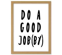 Artery8 Funny Bathroom Toilet Wall Art Scottish Do A Good Jobby Artwork Framed A3 Wall Art Print