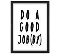 Funny Bathroom Toilet Wall Art Scottish Do A Good Jobby Artwork Framed Wall Art Print A4