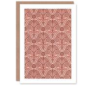 Artery8 GA and MA Audsley Art Card Antique Botanical Greek Pattern