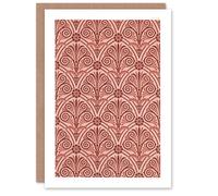 Artery8 GA and MA Audsley Art Card Antique Botanical Greek Pattern