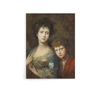 Artery8 Gainsborough Elizabeth Thomas Linley Canvas Wall Art Print | Size: W24" x H32" Artery8 Multicolor W24" x H32"