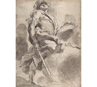Artery8 Gandolfi Joshua Drawing Premium Wall Art Canvas Print 18X24 Inch