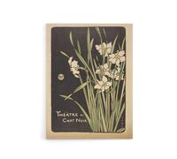 Artery8 George Auriol Theatre Du Chat Noir Daffodils Canvas Wall Art Print | Size: W18" x H24" Artery8 Multicolor W18" x H24"