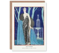 Artery8 George Barbier Art Card Alcyone Vintage Fashion Worth Advert