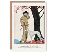 Artery8 George Barbier Art Card Autumn Symphony Vintage Fashion Worth Advert