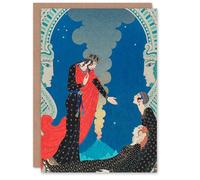 Artery8 George Barbier Art Card Empedocles and Panthea Theatre Play