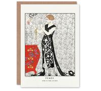 Artery8 George Barbier Art Card Smoke Vintage Fashion Advert