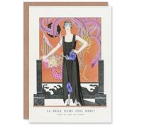 Artery8 George Barbier Art Card Without Mercy Vintage Fashion Advert