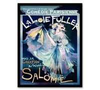 Artery8 Georges de Feure Framed Wall Art Print Salome Ballet Vintage Advert in Blue | Size: A3 Artery8 Blue A3