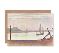 Artery8 Georges Pierre Seurat Channel Gravelines Art Card Artery8 Multicolor