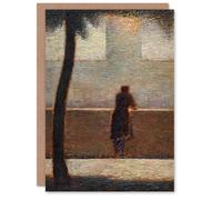 Artery8 Georges Seurat Art Card Man Leaning on a Parapet