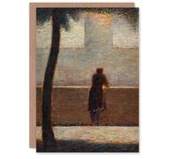 Artery8 Georges Seurat Art Card Man Leaning on a Parapet