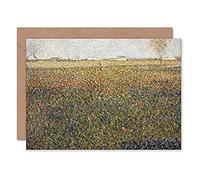 Artery8 Georges Seurat La Luzerne Saint Denis Fine Art Greeting Card Plus Envelope Blank Inside