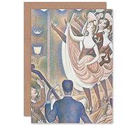 Artery8 Georges Seurat Le Chahut Fine Art Greeting Card Plus Envelope Blank Inside