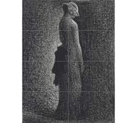 Artery8 Georges Seurat The Black Bow XL Giant Panel Poster (8 Sections)