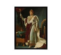 Artery8 Gerard Emperor Napoleon Bonaparte I Framed Canvas Wall Art Print | Size: W12" x H16" Artery8 Multicolor W12" x H16"