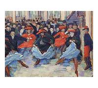 Artery8 Gerhardi Dance Viii Can-Can Dancers Bullier Painting Unframed Wall Art Print Poster Home Decor Premium