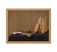 Artery8 Gerrit Van Vucht Vanitas Still Life Painting Artwork Framed Wall Art Print 18X24 Inch
