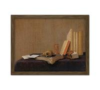 Artery8 Gerrit Van Vucht Vanitas Still Life Painting Artwork Framed Wall Art Print 18X24 Inch