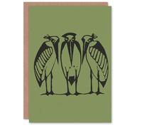 Artery8 Gerrit Willem Dijsselhof Art Card Three Marabou Storks