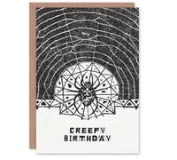 Artery8 Gerrit Willem Dijsselhof Birthday Card Garden Spider and Web