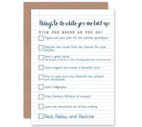 Wee Blue Coo CARD GET WELL SOON THINGS TO DO GIFT