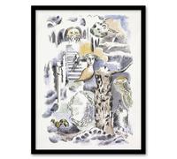 Artery8 Ghosts Design for Urne Buriall Book Nash Framed Wall Art Print | Size: W12" x H16" Artery8 Multicolor W12" x H16"