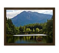 Artery8 Gillman Glencoe Lochan Highland Scotland Photo Landscape UK Artwork Framed Wall Art Print A4