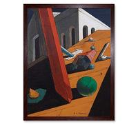 Artery8 Giorgio De Chirico Evil Genius Of A King Art Print Framed Poster Wall Decor 12x16 inch