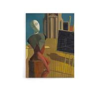 Artery8 Giorgio De Chirico The Seer Canvas Wall Art Print | Size: W24" x H32" Artery8 Multicolor W24" x H32"