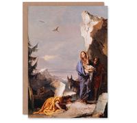 Artery8 Giovanni Battista Tiepolo Flight Into Egypt Art Greeting Card Artery8 Multicolor