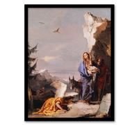 Artery8 Giovanni Battista Tiepolo Flight Into Egypt Framed Wall Art Print | Size: W12" x H16" Artery8 Multicolor W12" x H16"