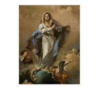 Artery8 Giovanni Battista Tiepolo Immaculate Conception of Mary Wall Art Print | Size: W24" x H32" Artery8 Multicolor W24" x H32"