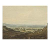 Artery8 Girtin View In Westmorland Near Ireton 1796 Painting Large Wall Art Poster Print Thick Paper 18X24 Inch