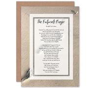 Artery8 God Jesus Footprints In The Sand Poem Inspirational Sealed Greeting Card Plus Envelope Blank inside