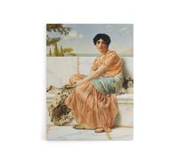 Artery8 Godward Reverie Days Of Sappho Canvas Wall Art Print | Size: W18" x H24" Artery8 Multicolor W18" x H24"