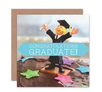 Wee Blue Coo GRADUATION GRADUATE CONGRATULATIONS ART GREETINGS GREETING CARD GIFT