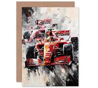 Artery8 Grand Prix Motorsport Racing for Husband Him Dad Son Brother Birthday Thank You Fathers Day Blank Art Greeting Card