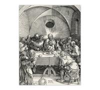 Artery8 Great Passion The Last Supper Albrecht Durer Wall Art Poster Print 12X16"