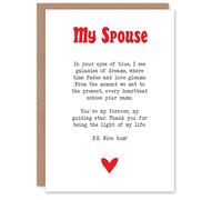 Artery8 Greeting Card Love Poem Blue Eyes Spouse Romantic Poetry Fun Blank For Him Or Her Art Anniversary Card