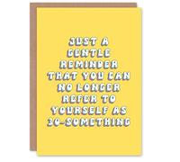 Artery8 Greeting Card No Longer Thirty Something 40 Year Old Funny For Her Woman Wife Sister Daughter Mum Birthday Card