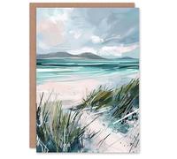 Artery8 Greeting Card Path to Luskentyre Beach Isle of Harris Scotland Blank For All Him Or Her Art Birthday Card