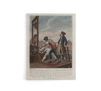Artery8 Guillotine Execution of Robespierre Canvas Wall Art Print | Size: W12" x H16" Artery8 Multicolor W12" x H16"