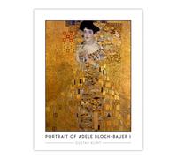 Artery8 Gustav Klimt Adele Bloch Bauer Portrait Lady in Gold Living Room Extra Large XL Wall Art Poster Print