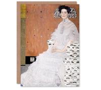 Artery8 Gustav Klimt Art Card Fritza Riedler Portrait Painting