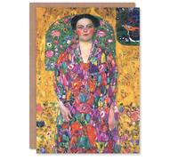 Artery8 Gustav Klimt Art Card Portrait of Eugenia Primavesi