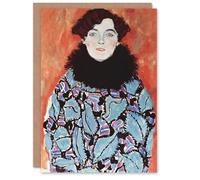 Artery8 Gustav Klimt Personalised Art Card Johanna Staude Portrait Painting