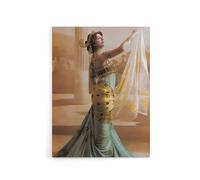 Artery8 Hand Coloured Portrait Dancer Spy Mata Hari Canvas Wall Art Print | Size: W18" x H24" Artery8 Multicolor W18" x H24"