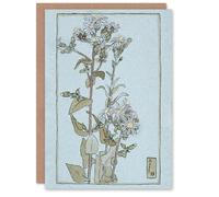Artery8 Hannah Borger Overbeck Art Card Aster on Green Ground